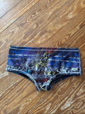 Arena  Multicolor Knitted Textile Drag suit with Black Trim